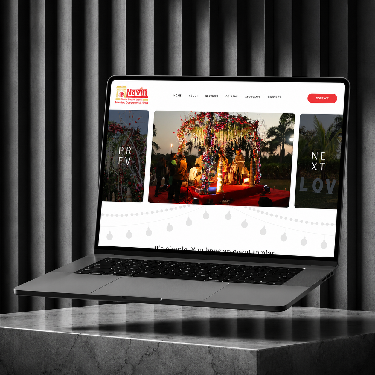 Navin Electric, Business Website project by GAP3